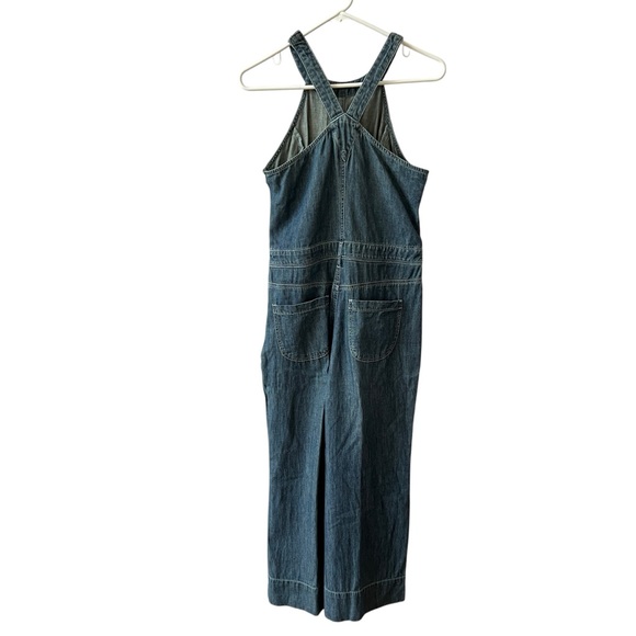 ANTHROPOLOGIE PILCRO & THE LETTERPRESS OVERALLS SZ 6 WIDE LEG BOHEMIAN CROPPED - Picture 3 of 12